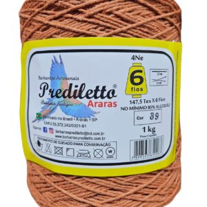 Barbante Prediletto Fio 6 Cor 39 Kraft de 1kg