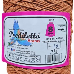 Barbante Prediletto Fio 8 Cor 39 Kraft de 1kg