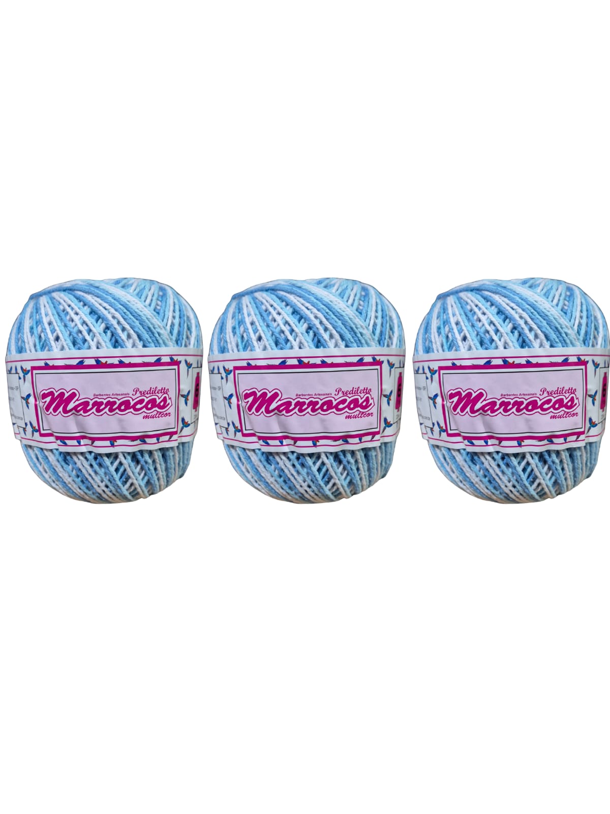 Kit 3 Barbantes Marrocos Fio 6 Cor 214 de 226m