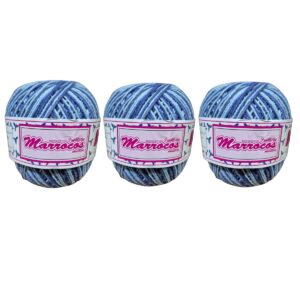 Kit 3 Barbantes Marrocos Fio 6 Cor 252 de 226m