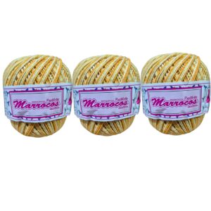 Kit 3 Barbantes Marrocos Fio 6 Cor 253 de 226m