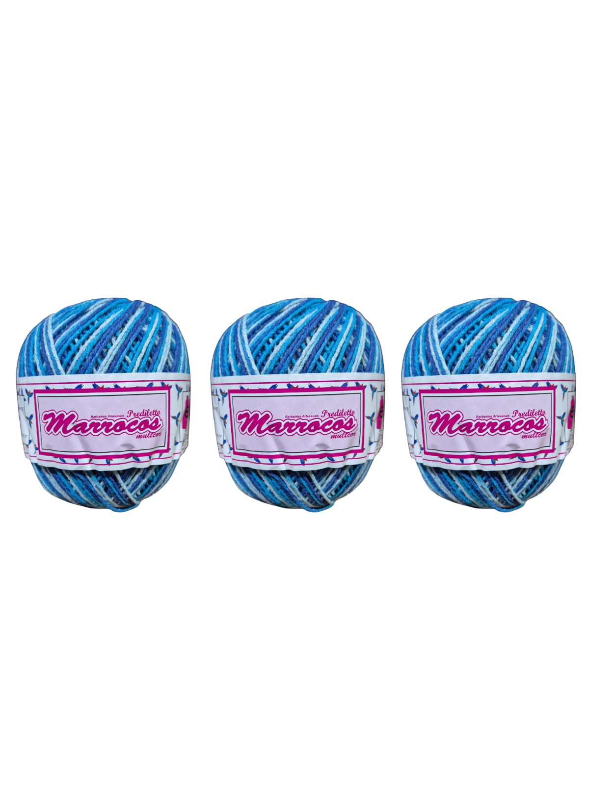 Kit 3 Barbantes Marrocos Fio 6 Cor 258 de 226m